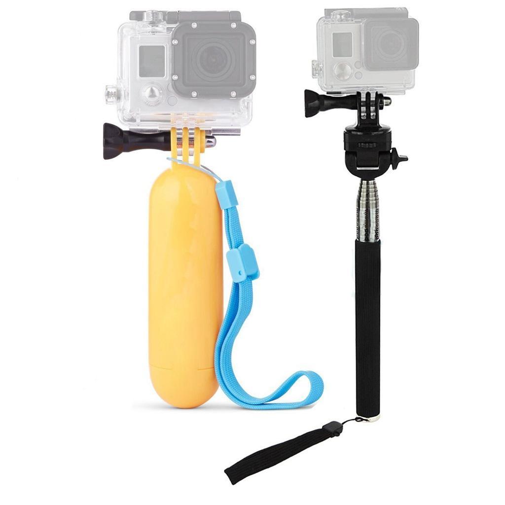Waterproof Action Camera Accessories Kits Bundle Floating Mount for