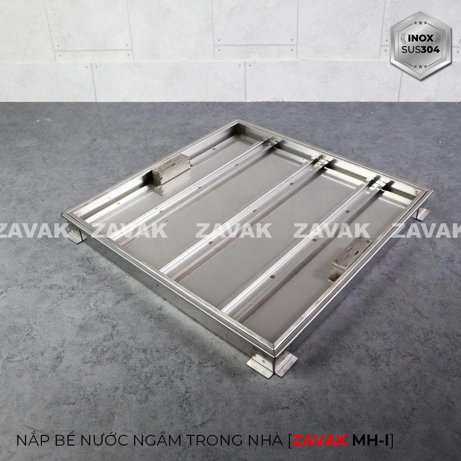 Nắp bể ngầm Zavak Inox 304. MHI 600x600