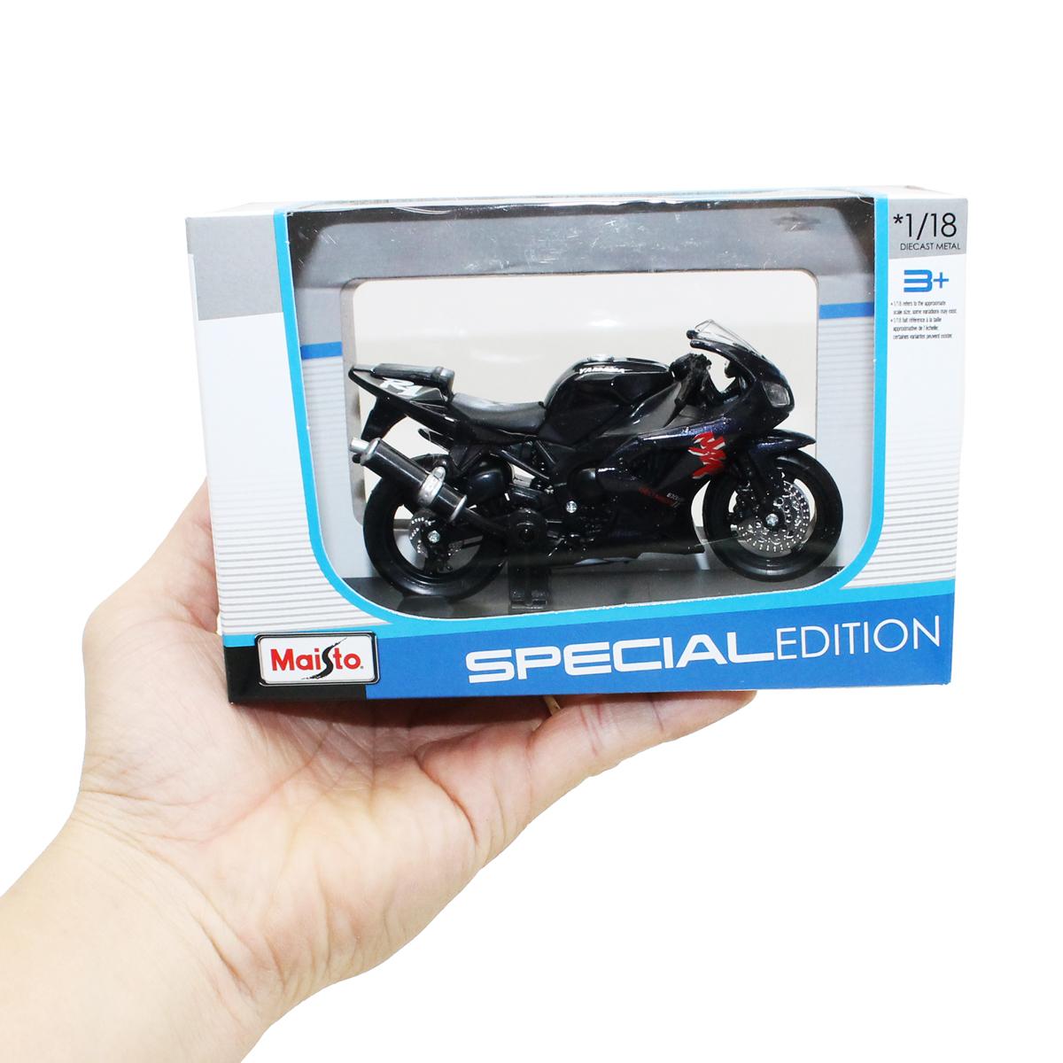 Đồ Chơi Mô Hình Xe Mô Tô G24 Yamaha YZF-R1 1:18 Tỉ Lệ Có Kệ Đứng - Maisto 321/MT39300