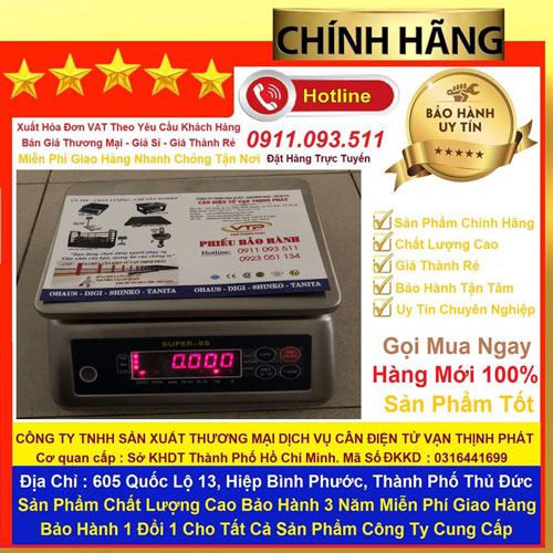 Cân Điện Tử Chống Nước SUPER-SS 3 kg