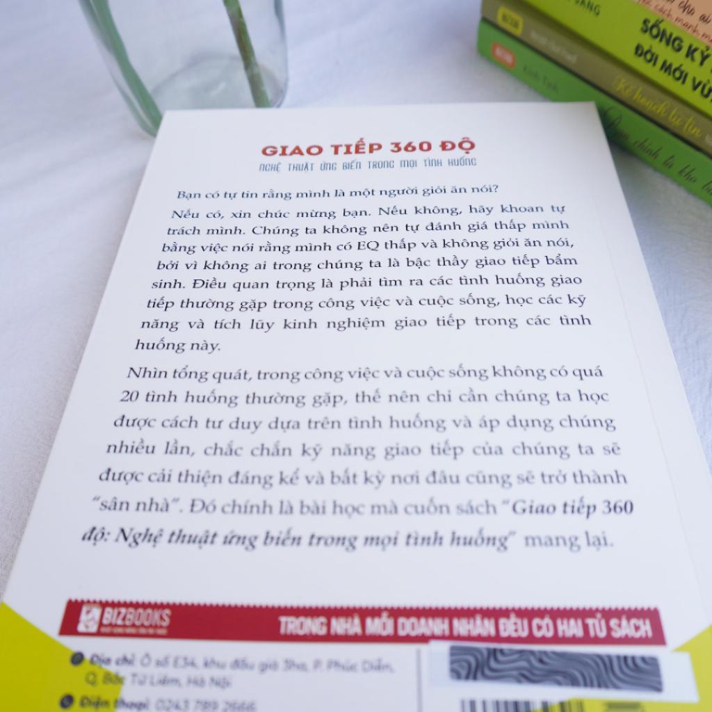 Sách - Giao Tiếp 360 Độ - Nghệ Thuật Ứng Biến Trong Mọi Tình Huống - MCBooks