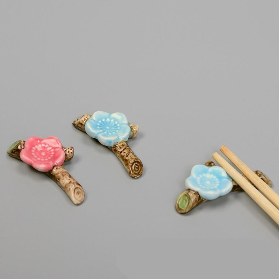 Gác đũa bàn ăn hoa anh đào phong cách Nhật Bản - trang trí bàn ăn
