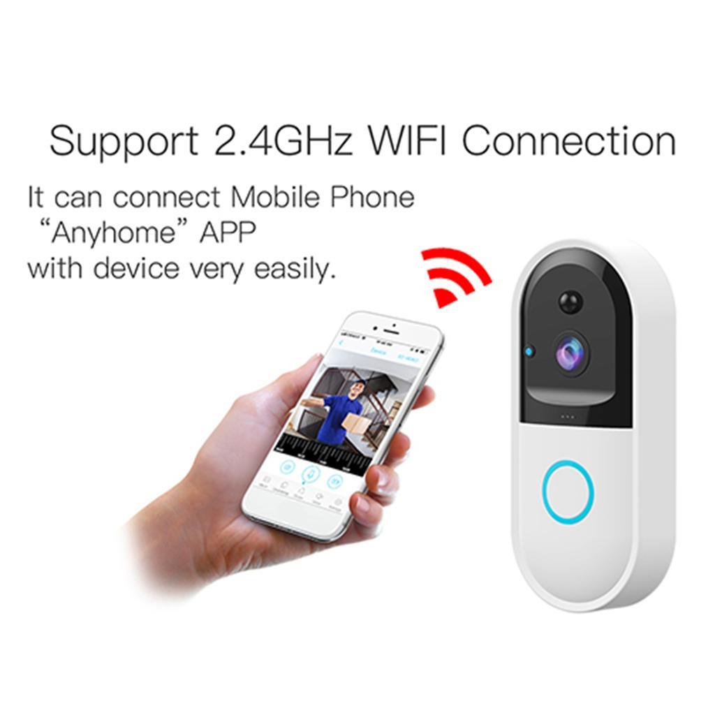 Smart Visual Doorbell Wireless 720P Recording Video Door Phone