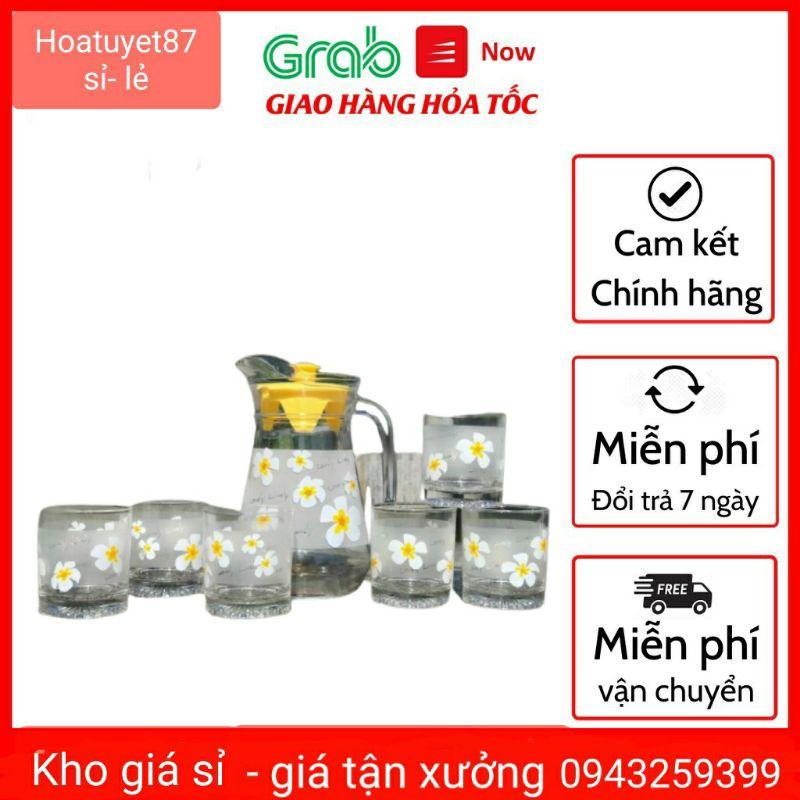 Bộ bình cốc thủy tinh Thái Lan chịu nhiệt