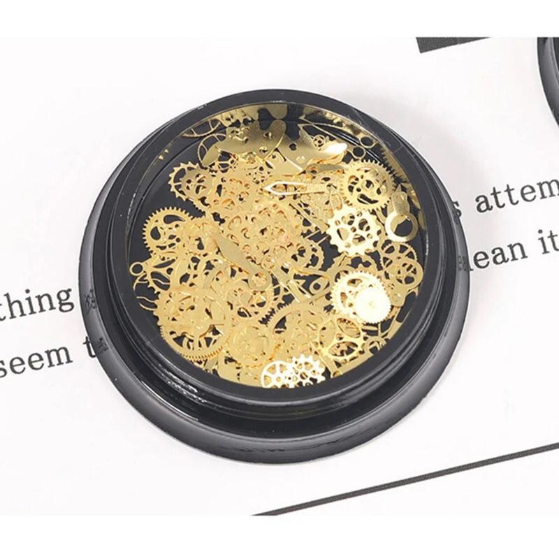 Hộp Bánh Răng Mini 4-6mm Trang Trí Thủ Công, Trang Trí Nail - Trường Thịnh Sài Gòn