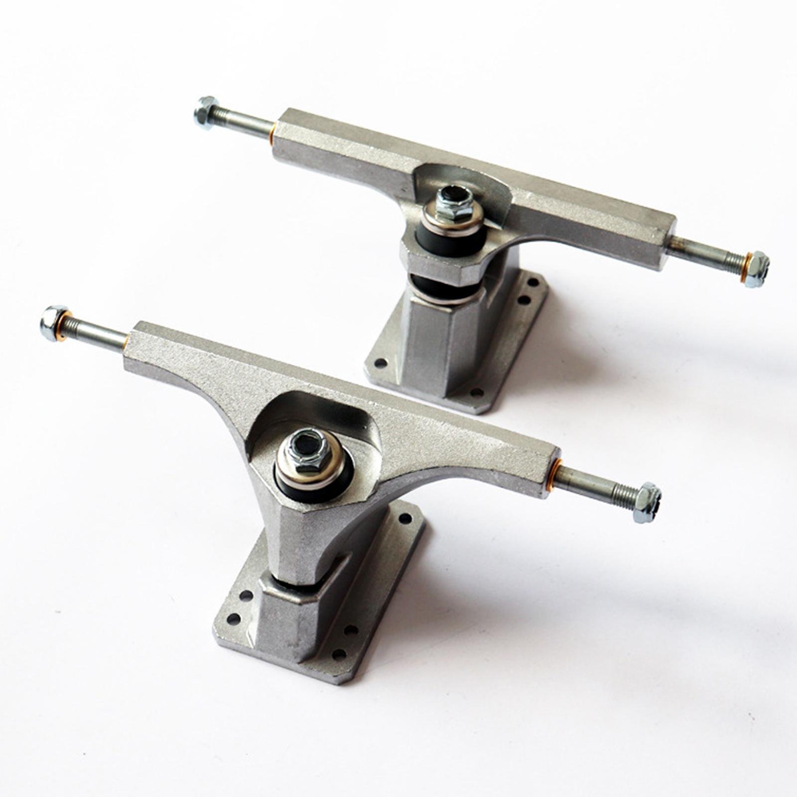 1Pair Skateboard Trucks 6.25 Hangar Aluminum Alloy for Longboard Deck Cruise