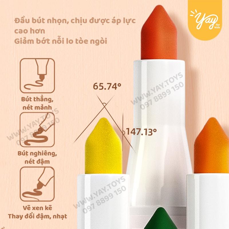 Bút Lông Màu Nguyên Liệu An Toàn Dễ Dàng Tẩy Rửa Mideer - washable marker mideer