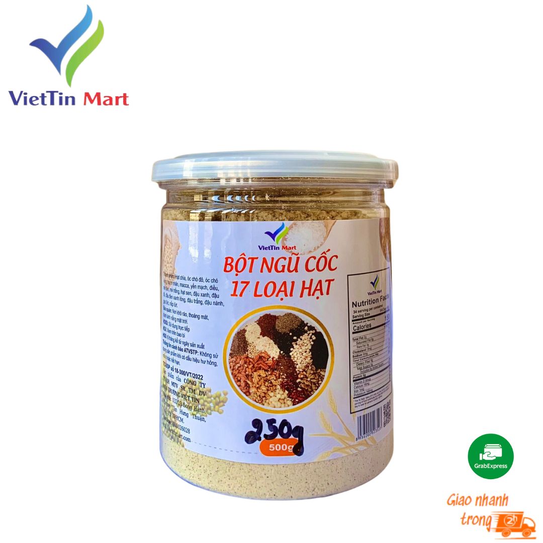 Bột Ngũ Cốc Dinh Dưỡng Gồm 17 Loại Hạt 250g VIETTIN MART