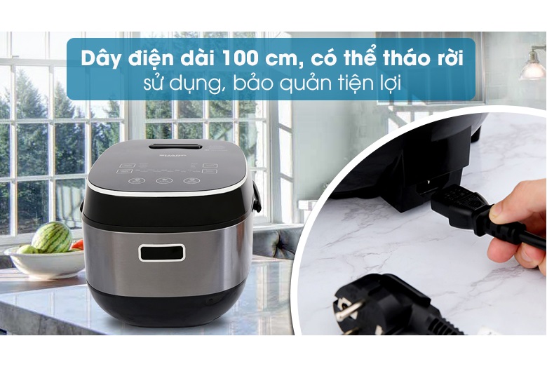 Nồi cơm điện cao tần Sharp KS-IH191V - Hàng chính hãng