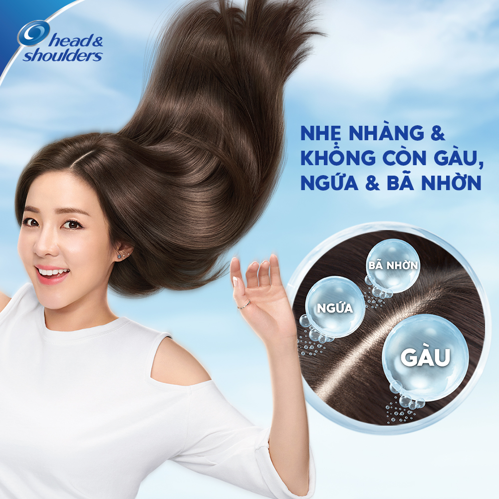 Dầu Gội Head Và Shoulders Bạc Hà Mát Lạnh (850ml) [Tặng bình nước nắp trắng]