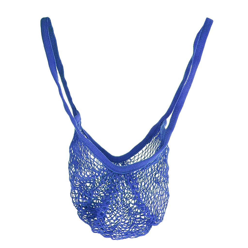 Pack of 2 String Cotton Shopping Grocery Bag Shopper Tote Mesh Turtle Bag