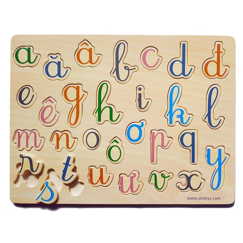 Bảng chữ cái tiếng việt bằng gỗ ️️hàng việt nam 100%, giúp con nhận biệt các mặt chữ cực tốt
