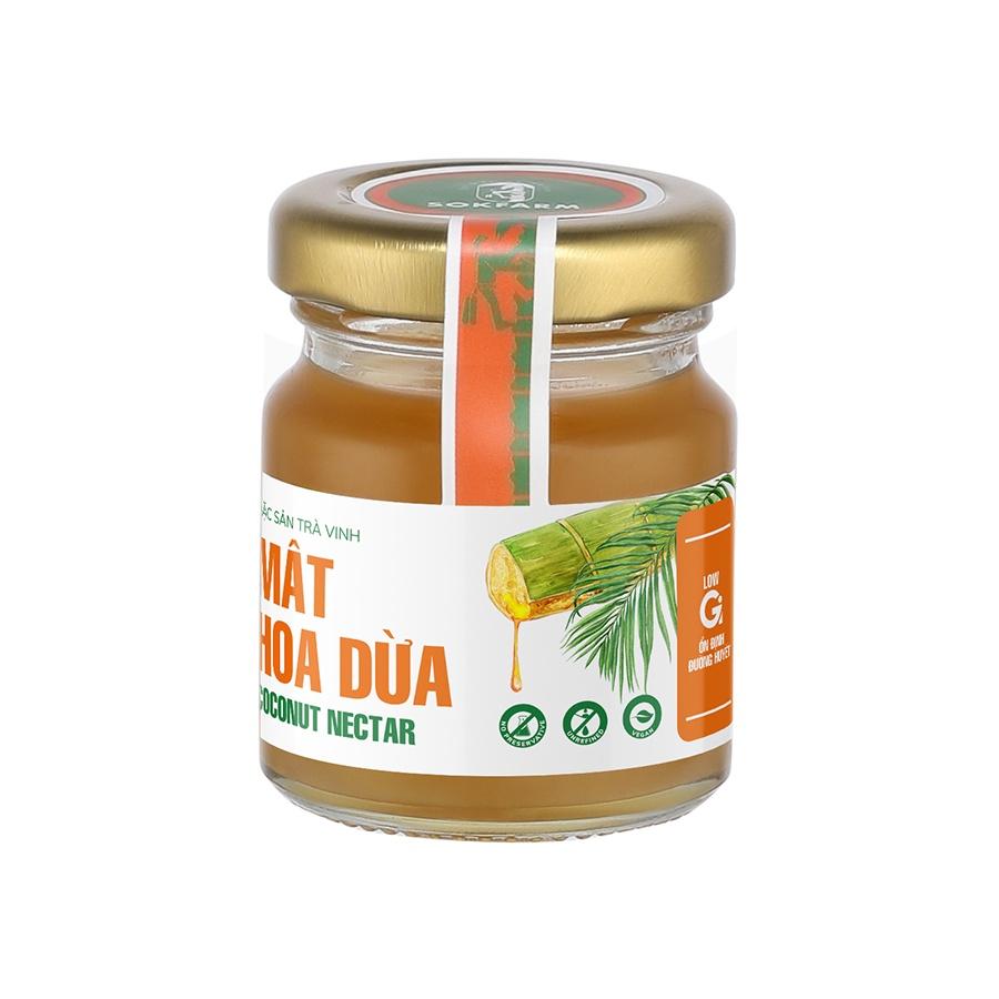 Mật hoa dừa SOKFARM chỉ số GI thấp chai 250g và 65g- cho người ăn kiêng, ăn chay