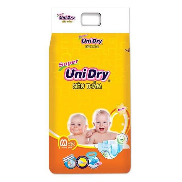 Tã Dán UniDry Super Gói Đại M42 (42 Miếng)