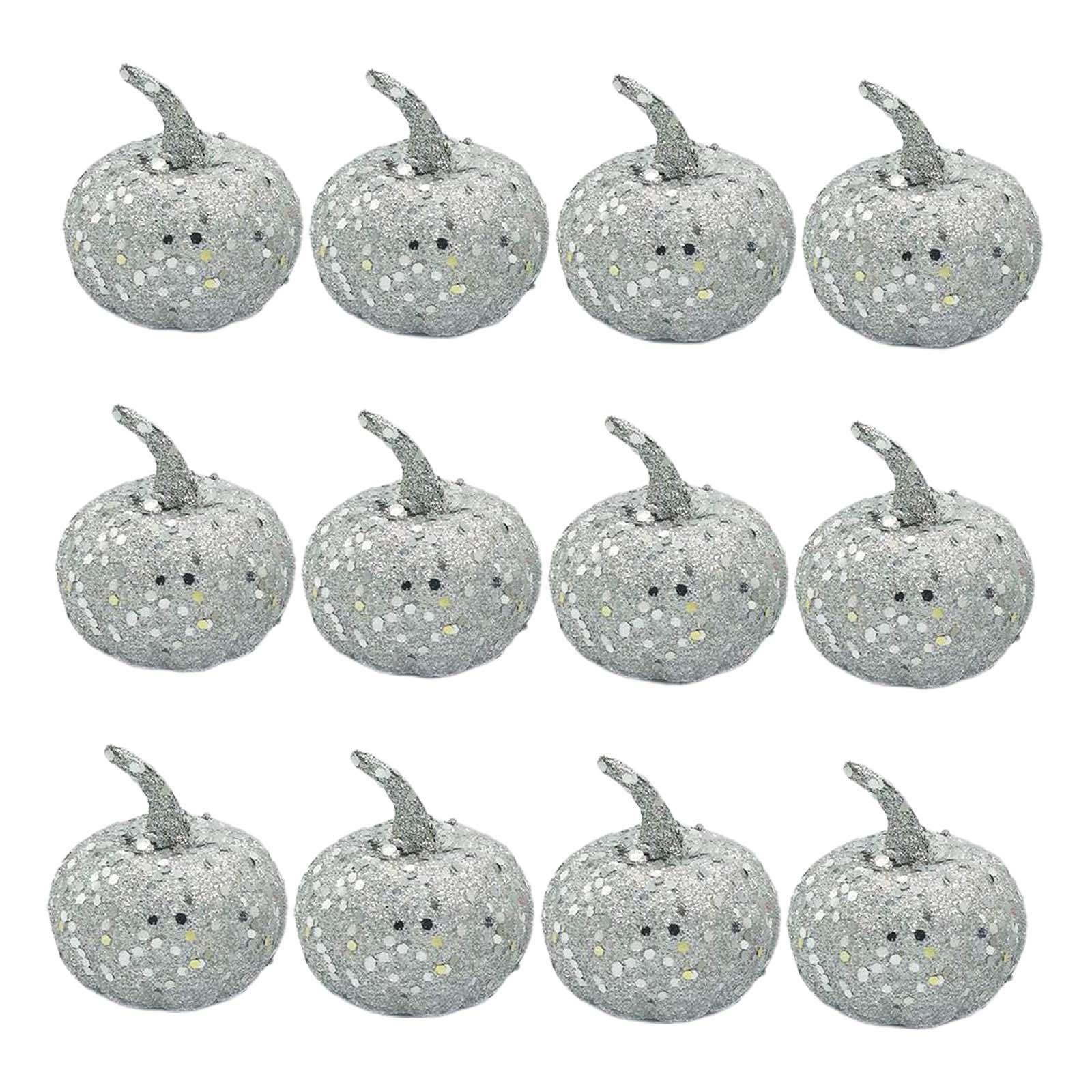 12x Foam Pumpkin Models Handmade for Table Centerpiece Thanksgiving Festival