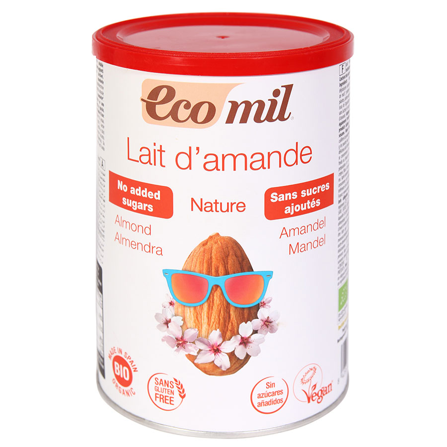 Bột Hạnh Nhân Almond Không Thêm Đường Hữu Cơ Ecomil (400g)