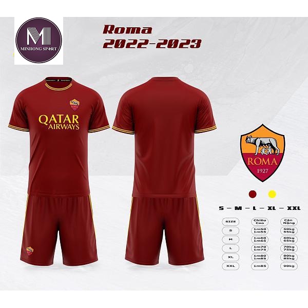 Bộ Quần Áo Bóng Đá Người Lớn – CLB.A.S.Roma