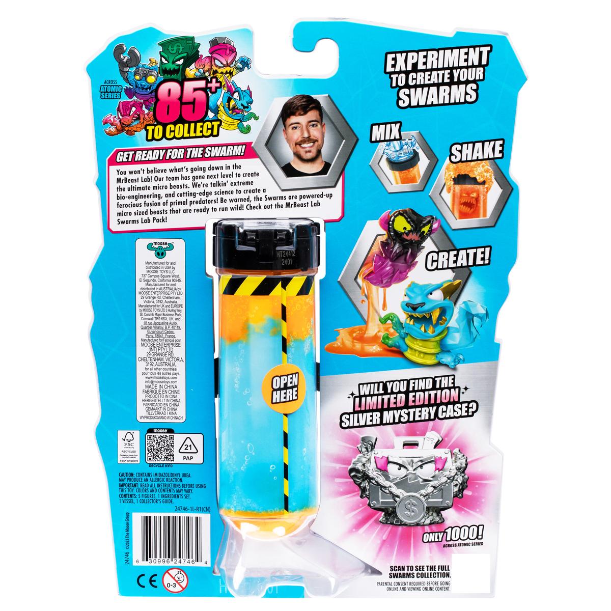 Đồ Chơi Phòng Thí Nghiệm - 5 Sinh Vật - MrBeast Lab 24747 (Sản Phẩm Bên Trong Là Ngẫu Nhiên)