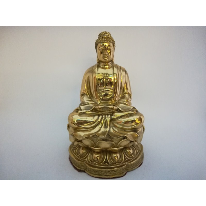 Phật A Di Đà cao 23cm bằng đồng