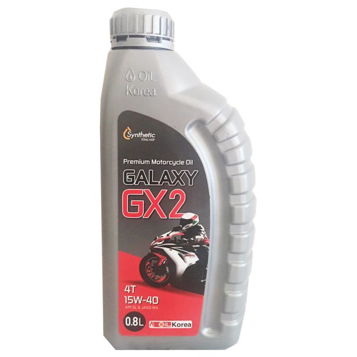 Nhớt xe máy số Galaxy GX2 Hàn Quốc cao cấp - 800ml - Hàng chính hãng