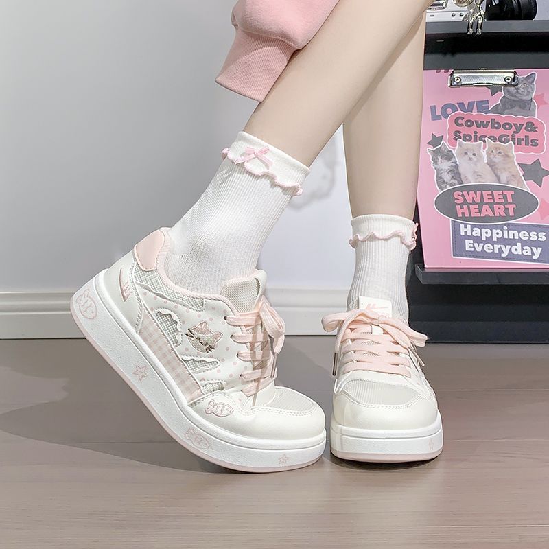 Giày thể thao nữ đế êm nhẹ, thoáng khí đế cao su đúc, chống trơn trượt hạn chế mòn – GNU2112