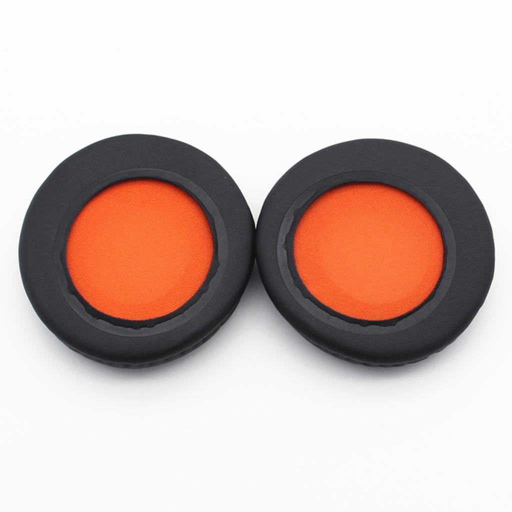 Headphone Ear Pads Cushions Replacement for , Black+Orange