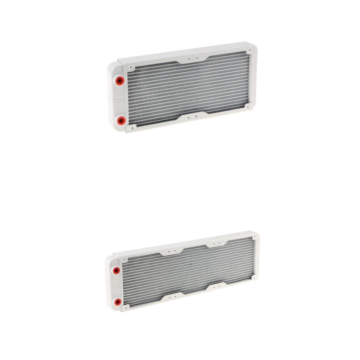 2Piece PC G1/4 18 Lines Radiator Water Cooling Cooler for CPU Heatsink