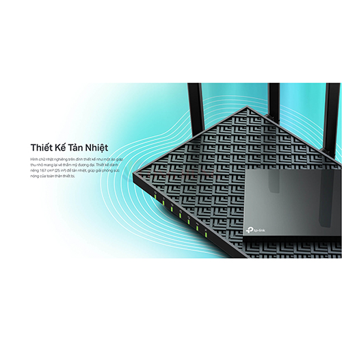 Thiết bị định tuyến mạng không dây TP-Link Router Wifi 6 Dual-Band 6-Stream Gigabit AX5400 Archer AX72 - Hàng chính hãng