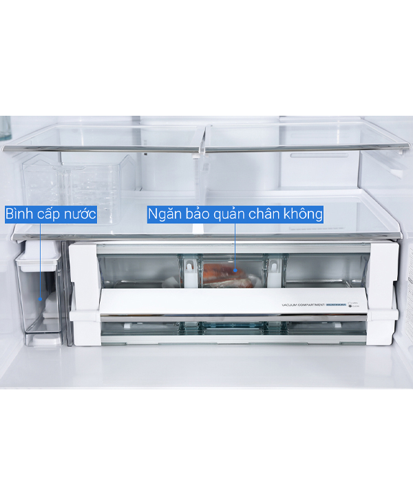 Tủ lạnh Hitachi Inverter 540 lít Multi Door R-HW540RV - HÀNG CHÍNH HÃNG - CHỈ GIAO HCM