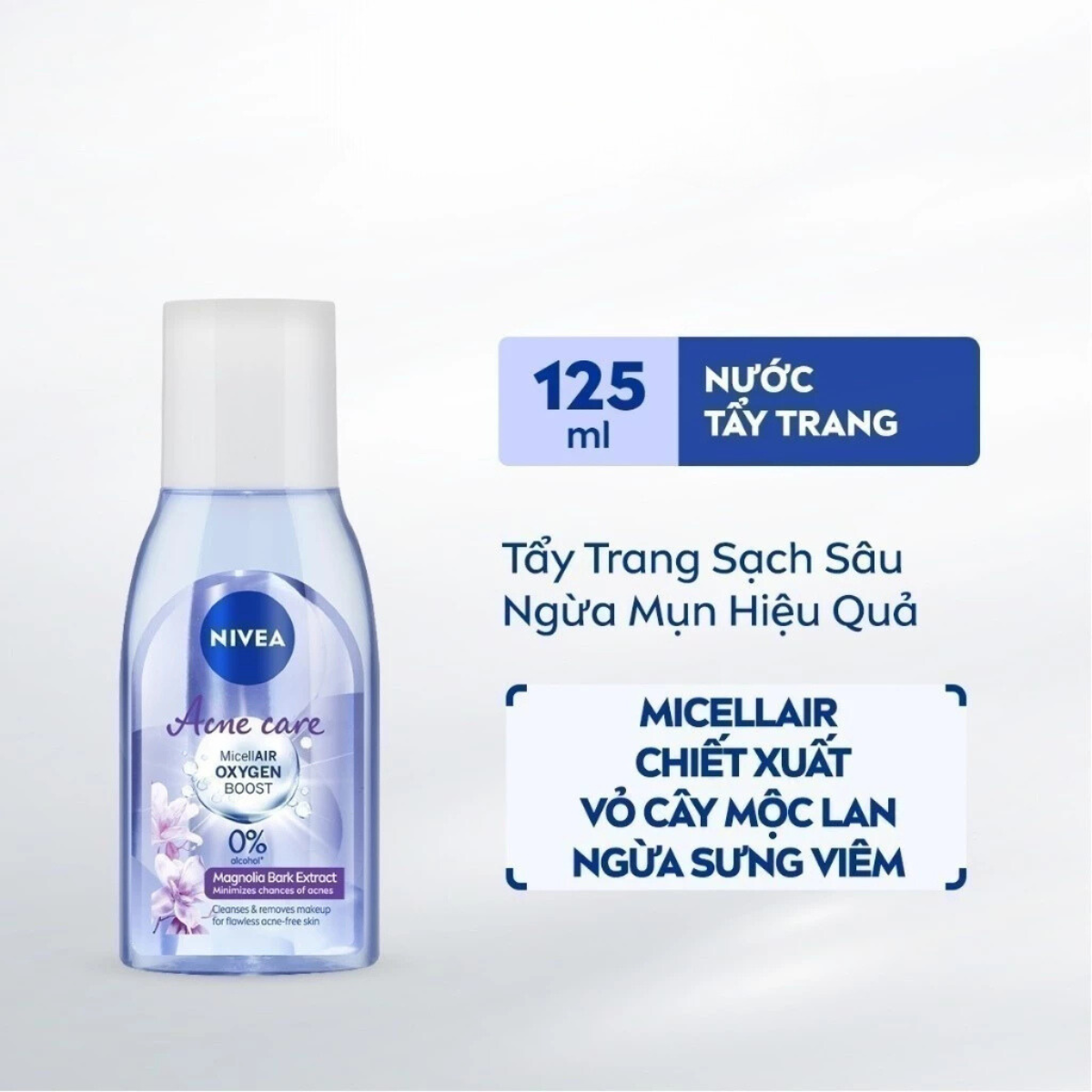 (B2B) Nước Tẩy Trang NIVEA Acne Care Ngừa Mụn | Sạch Sâu (125 ml) - 89270