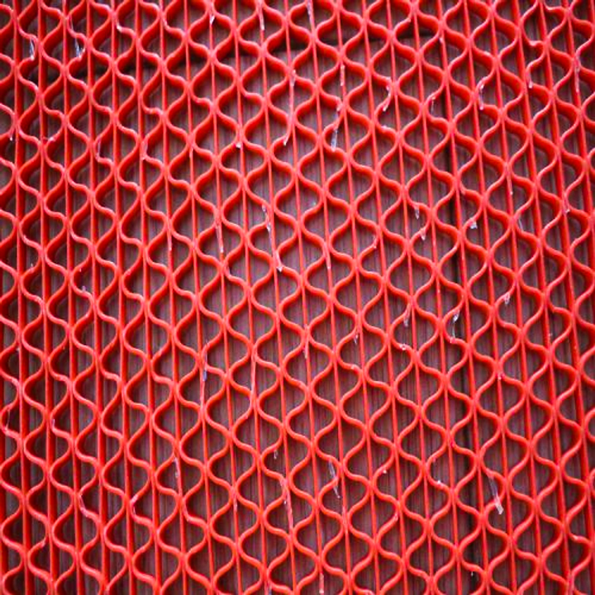 Thảm nhựa lưới chống trơn màu đỏ cho nhà cửa, nhà tắm, văn phòng, hồ bơi
