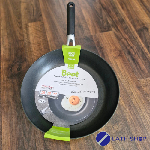 Chảo Beet Chống Dính LocknLock Bằng Nhôm LED4303 - Có Thể Sử Dụng Bếp Từ, Bếp Gas, Bếp Hồng Ngoại - 30cm - Màu Xanh Lá -Hàng chính Hãng