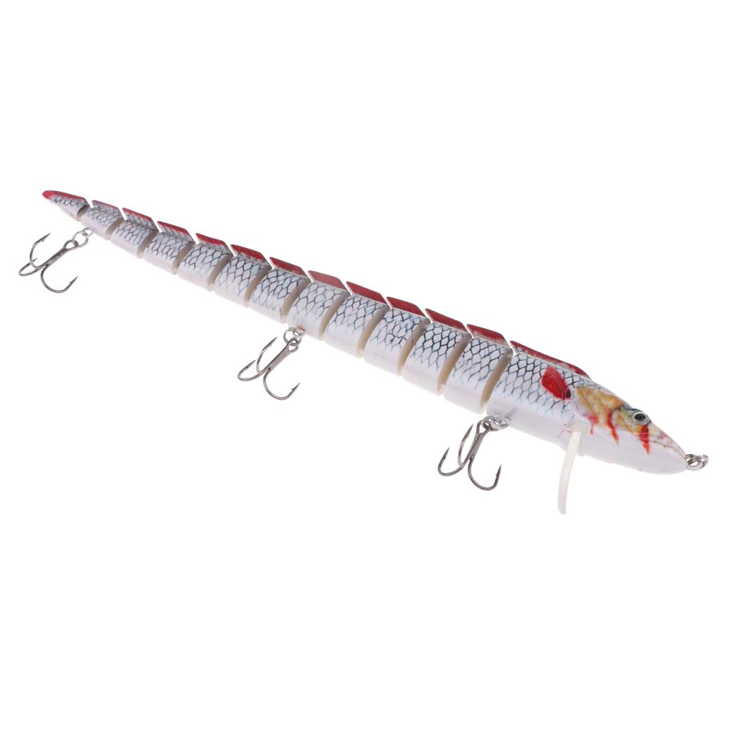23cm Bass Fishing Bait Swimbait Lure Life-like Multi-jointed Fishing Lure 01