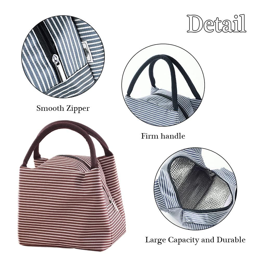 Túi làm mát 2PC có thể gập lại, túi làm mát mini cho đi, túi nhiệt có thể gập lại nhỏ, túi ăn trưa có thể gập lại, túi làm mát túi ăn trưa nhỏ, túi làm mát ăn trưa, túi nhỏ, túi làm mát