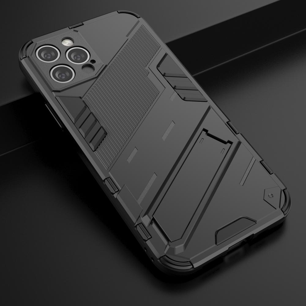Ốp lưng cho iPhone 12 Pro, Ốp chống sốc Iron Man PUNK cao cấp kèm giá đỡ cho iPhone 12 Pro