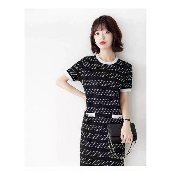 HÀNG NHẬP - ĐẦM SUÔNG LEN HOẠ TIẾT