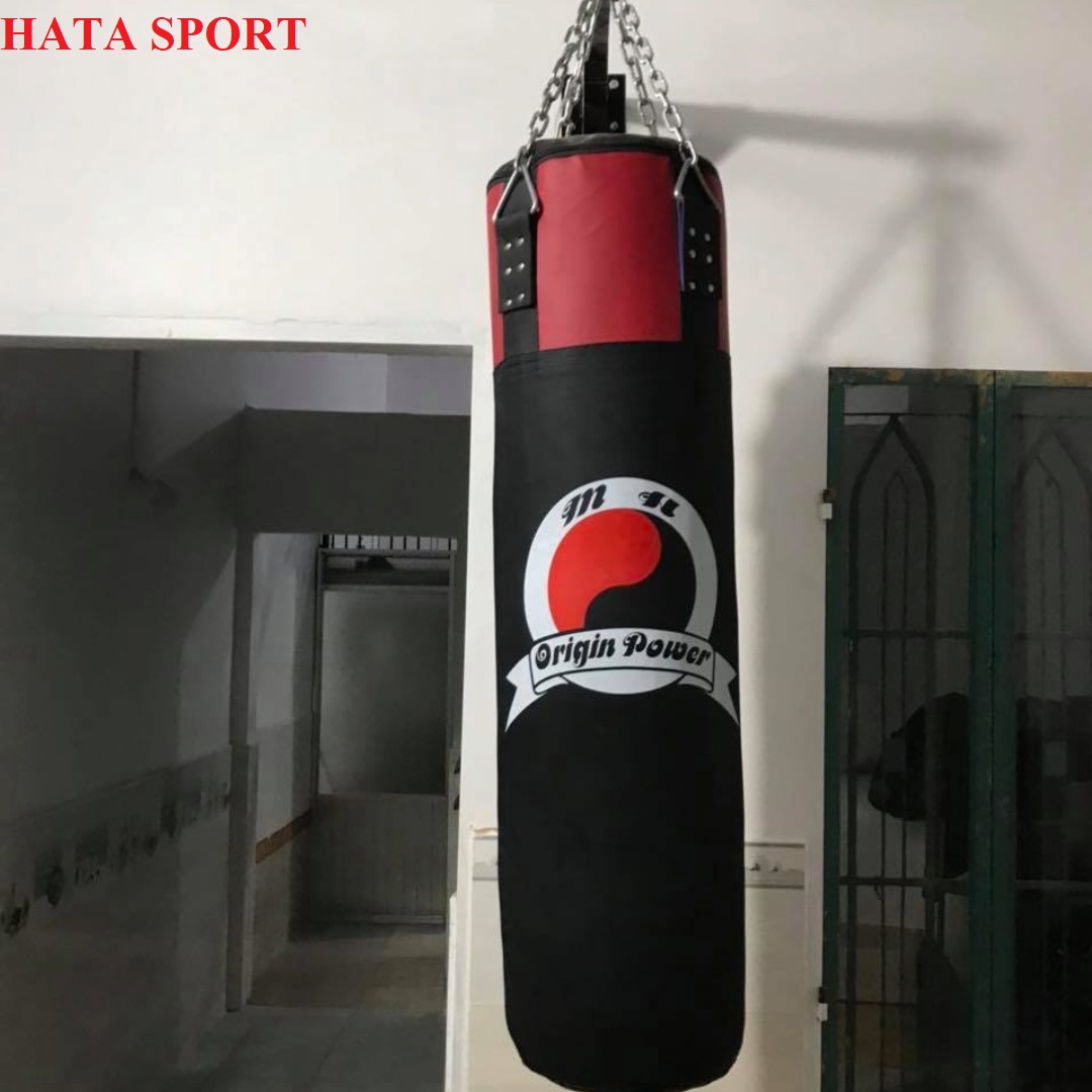 Bao cát đấm bốc boxing vỏ thuật 1m dây xích đã nhồi hoàn thiện cao cấp HATA SPORT