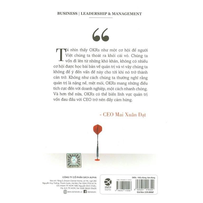 OKRs - Hiểu Đúng, Làm Đúng - Bản Quyền