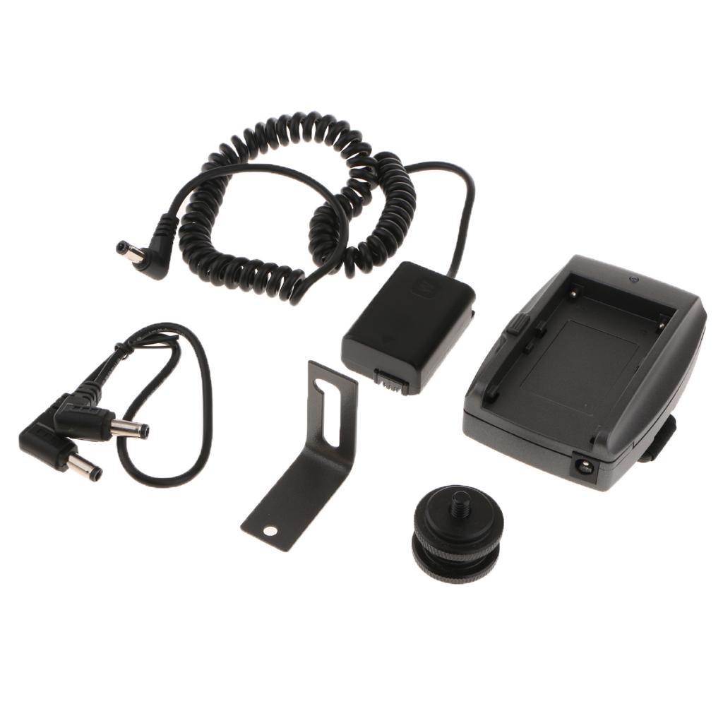 NP-FW50 DC Coupler & Battery Plate Adapter for A7 A7RIII A7SII A7MIII