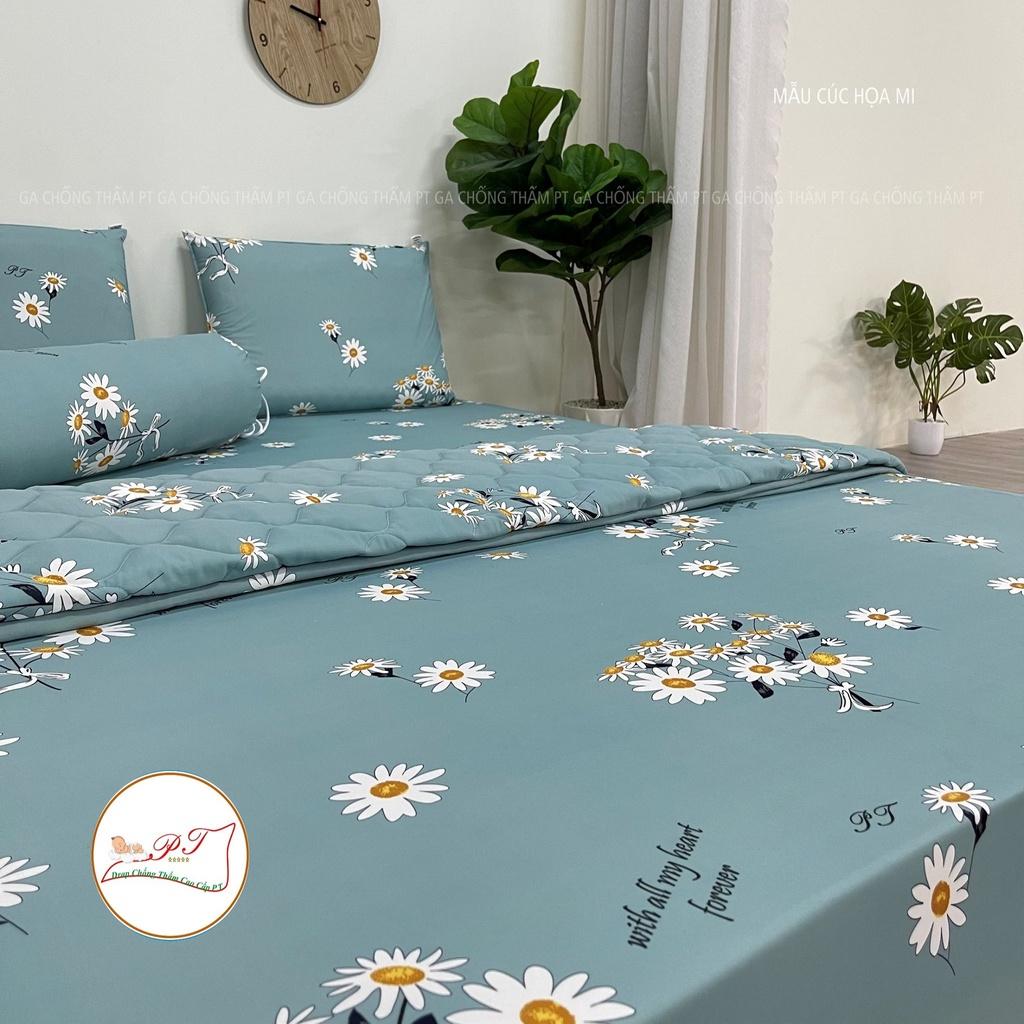 Ga chống thấm cho bé chính hãng PT,chất liệu cotton thun phủ nano kháng khuẩn, chống thấm nước tuyệt đối )