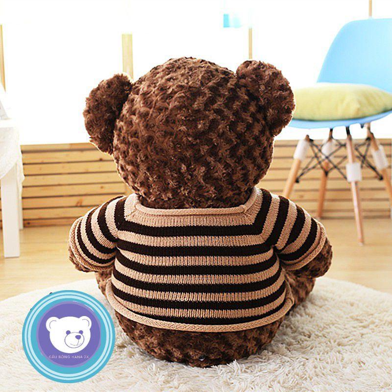 Gấu bông teddy - Teddy mặc áo len - Gấu Bông Hana