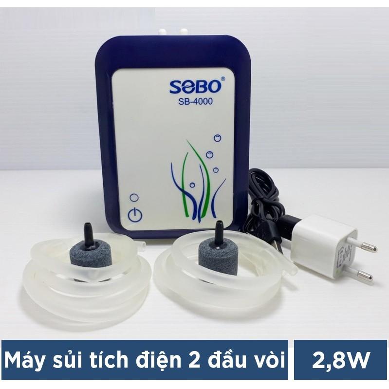 Máy sủi khí tích điện SB-4000