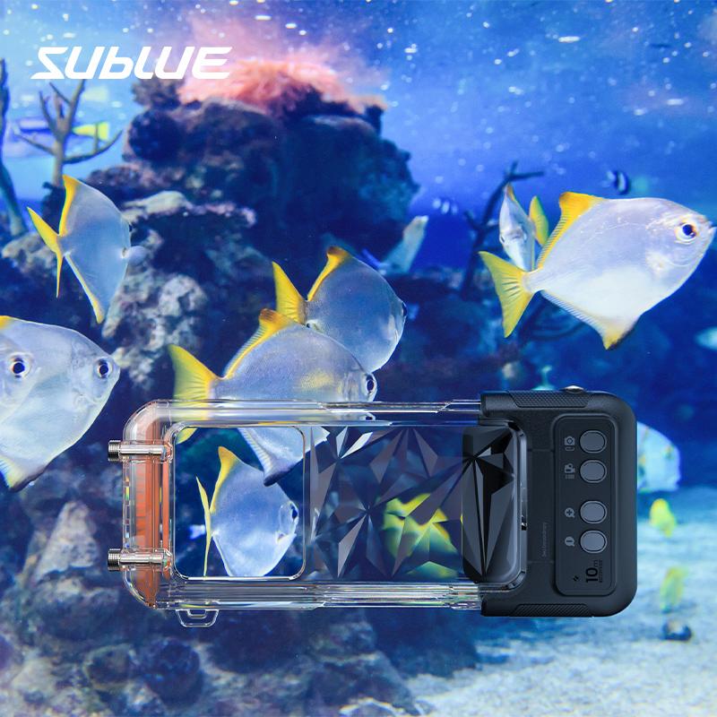 Sublue H1 Al Smart 4k Waterproof Phone Pouch Underwater Shoot Equipment Wireless App Control Waterproof Mobile Cover Phone Case