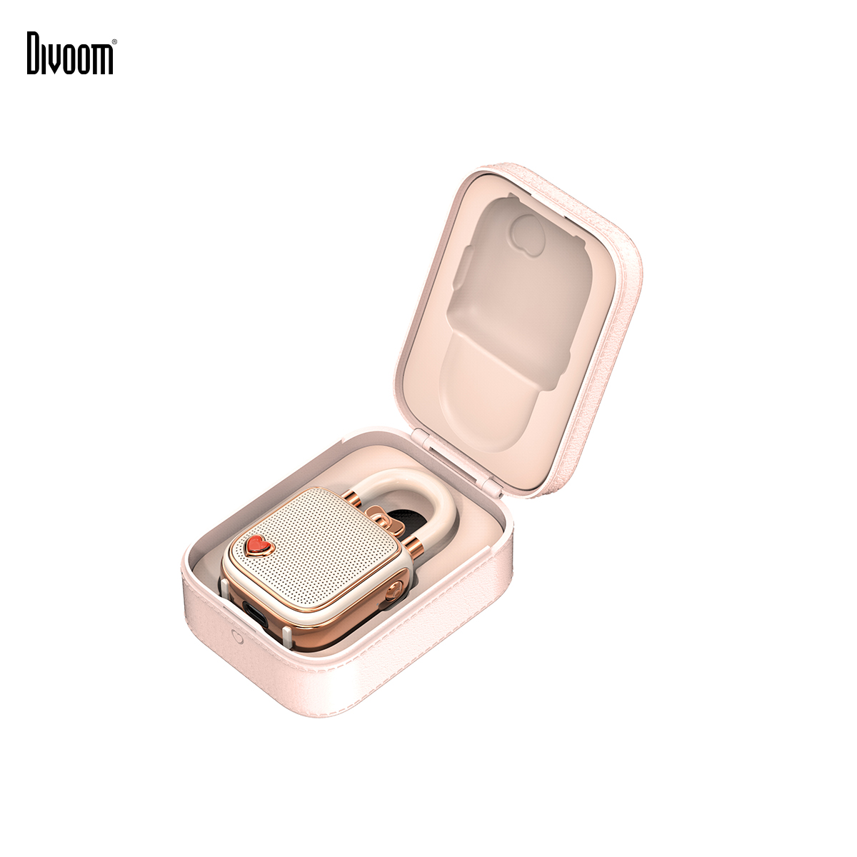 Loa Bluetooth Divoom Lovelock Pink - Hàng chính hãng