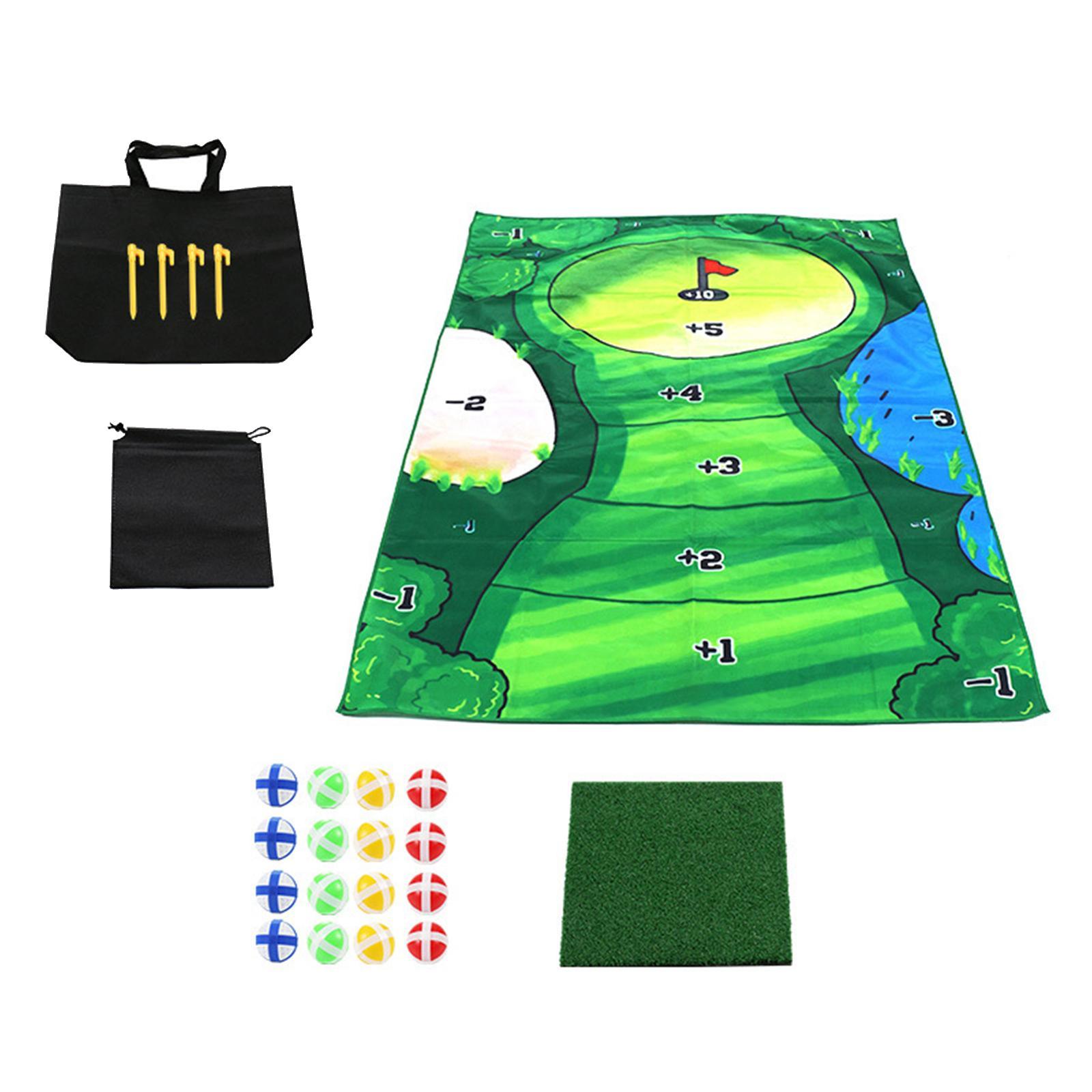 Golf Practice Blanket Toy Durable Golf Golf Game Sticky Blanket for Home