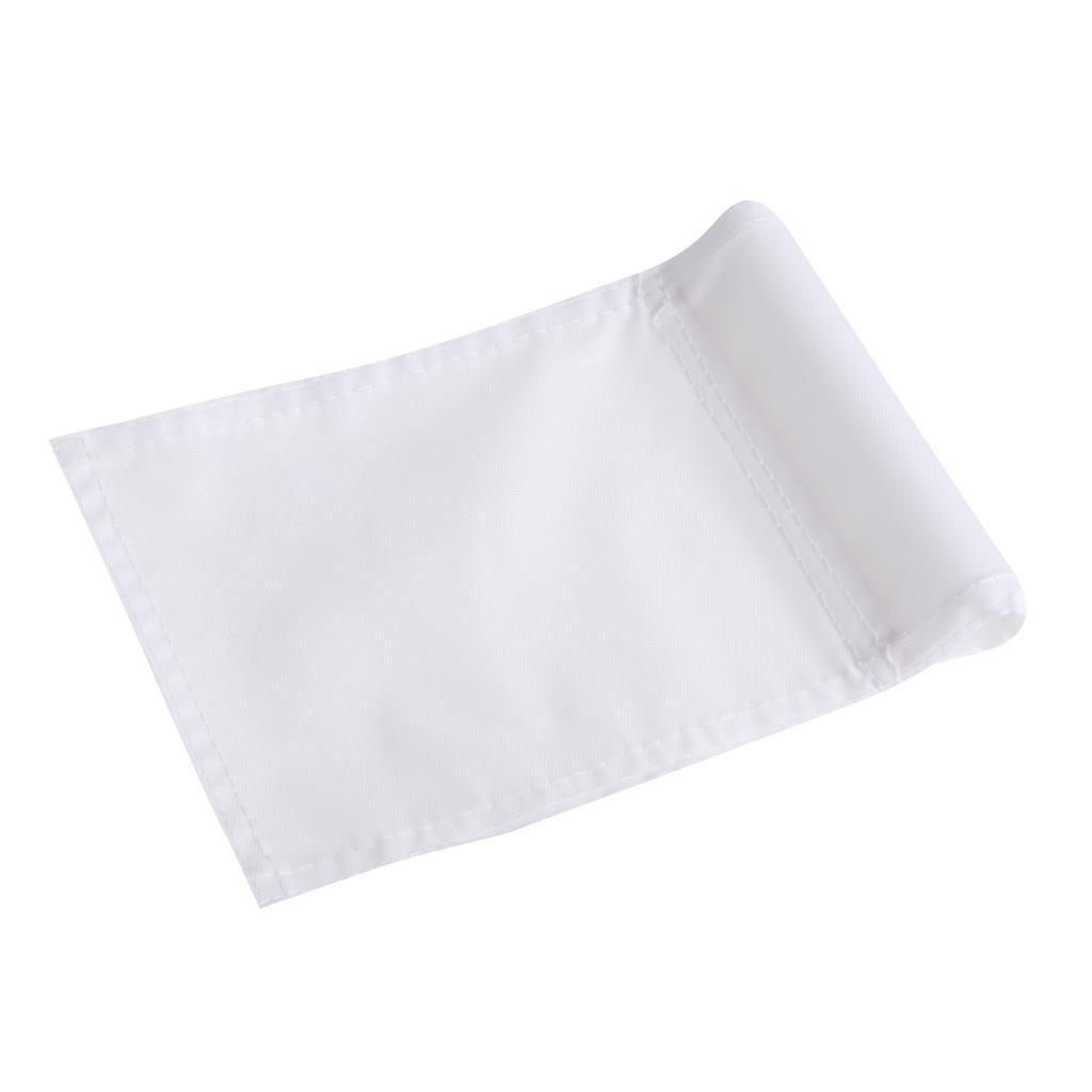 3Pcs Practice Golf Hole Pole Cup Flag,Outdoor Garden Golf Sports Training Aid,Backyard Putting Green Flag Replacement White