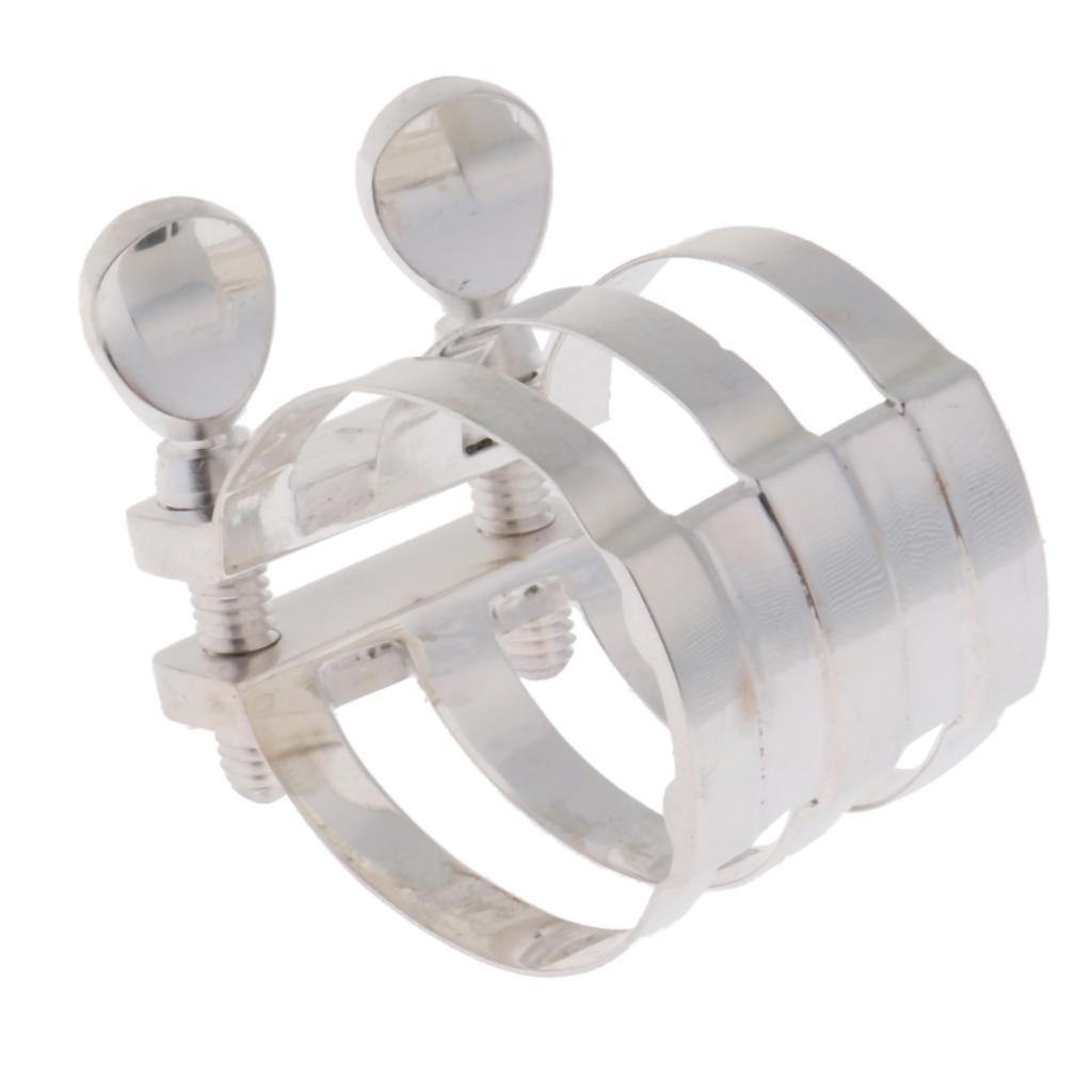 2xAlto Saxophone Mouthpiece Clamp Mouthpiece Ligature Fastener Saxophone Parts