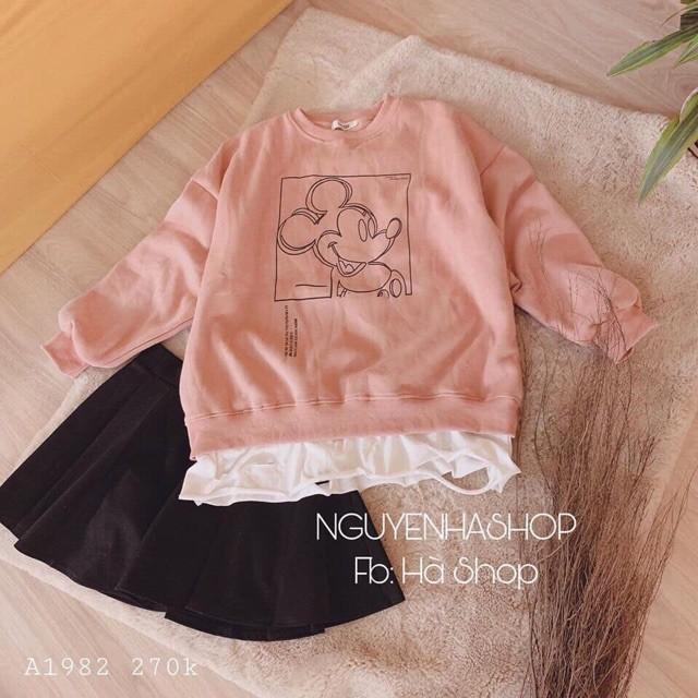 Áo hoodie nữ phối trắng, áo hoodie nữ ATN120