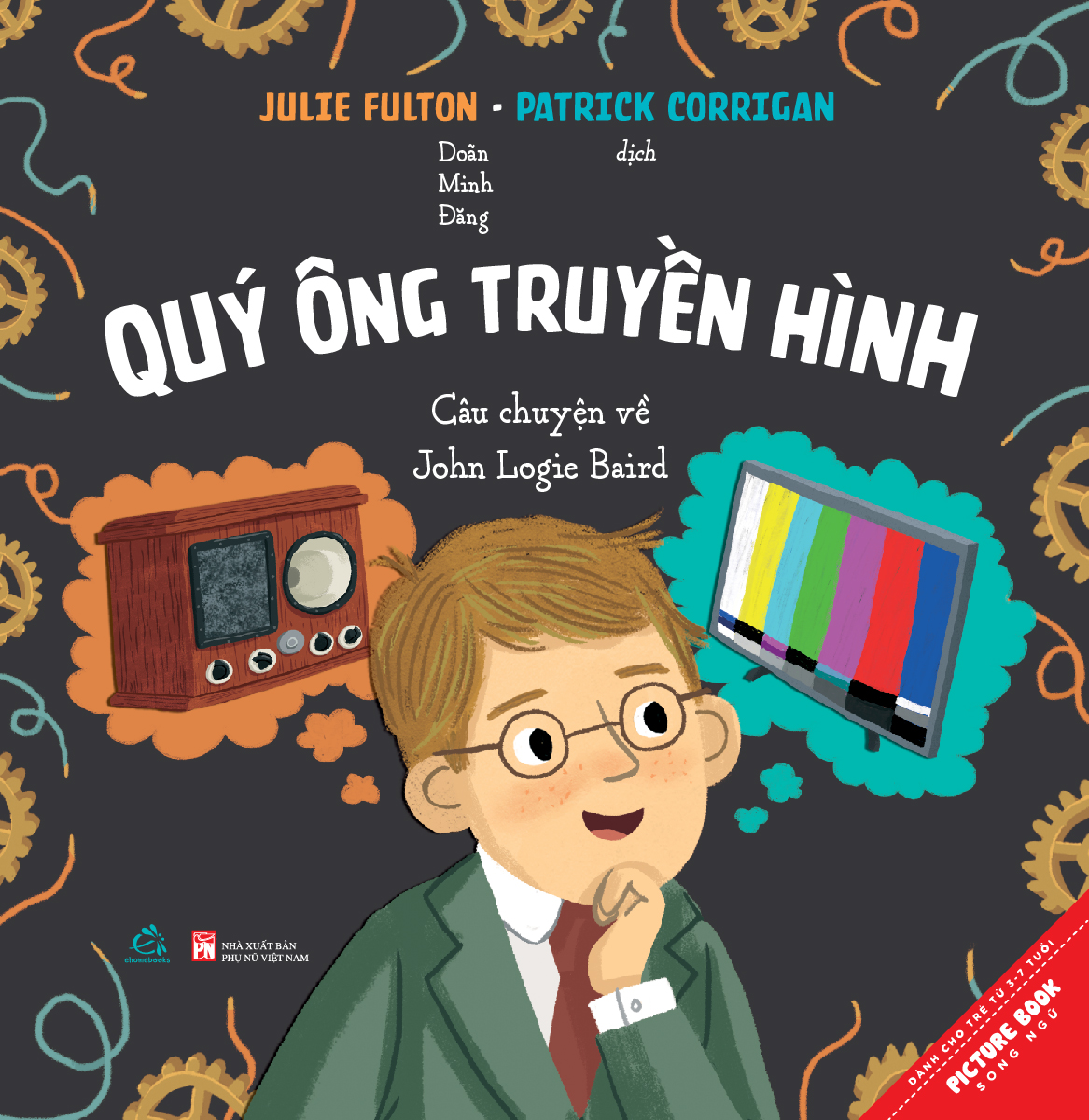 Sách tranh song ngữ Quý ông truyền hình  - ehomebooks