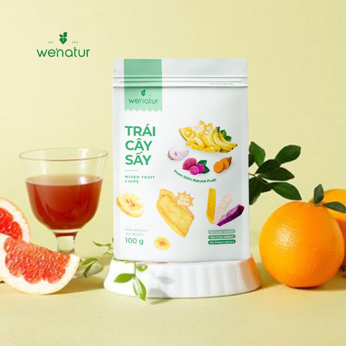 [MUA 1 TẶNG 1] TRÁI CÂY SẤY 100G